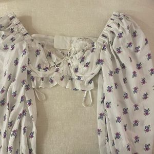 For love and lemons long sleeve crop top